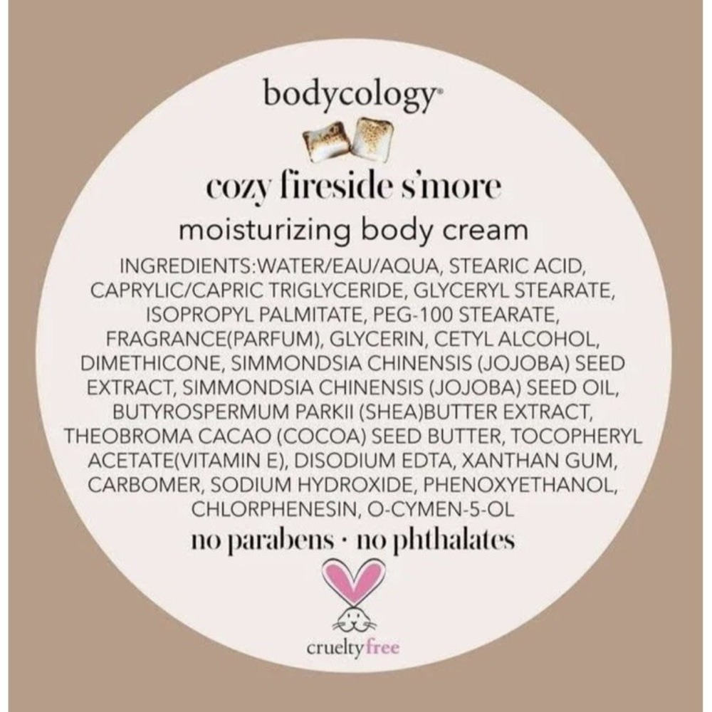 2X Bodycology Cozy Fireside S'more Moisturizing, Rich Body Cream 8 Oz. Ea NEW - Picture 5 of 5